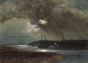 Vue D'altona — Peder Balke