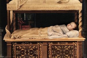 Bambino Appena Nato In Una Culla — Lavinia Fontana