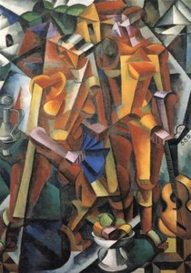 Composition With Figures — Lyubov Sergeyevna Popova
