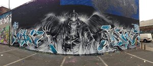 Mural By Dank, Noir — Dan Kitchener