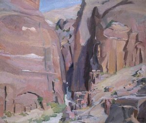 Bab Es Siq, Petra — David Bomberg