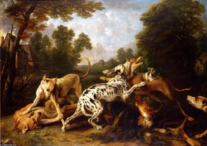 Dogs Fighting — Frans Snyders