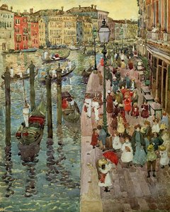The Grand Canal, Venice — Maurice Brazil Prendergast