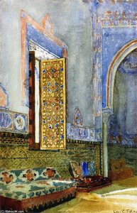 Near Eastern Interior — Louis Comfort Tiffany