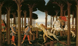Story Of Nastagio Degl Onesti — Alunno Di Domenico (bartolomeo Di Giovanni)