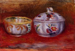 Still Life With Fruit Bowl — Pierre-auguste Renoir