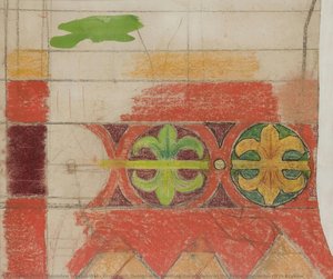 Ornament. Design\nfor Painting Decoration\nin The Franciscan\nchurch In Krakow — Stanislaw Wyspianski