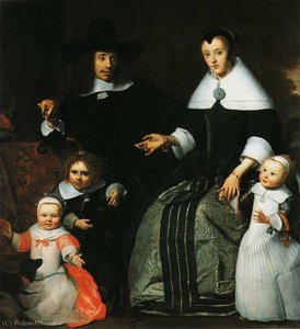 Portrait De Famille — Cornelis Bisschop