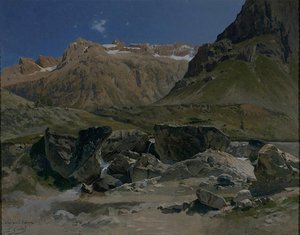 Rochers À La Bérarde. Etude — Laurent Guetal