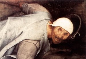 The Parable Of The Blind Leading The Blind (detail) — Pieter Bruegel The Elder