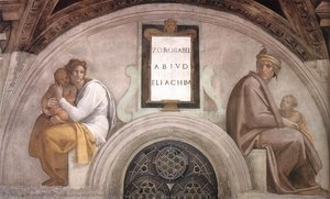 The Ancestors Of Christ: Abiud, Eliakim — Michelangelo Morlaiter