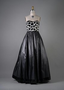 Emanuel Ungaro, Metallic Black Silk Blend Sequined Strapless Gown — Emanuel Antonio Ungaro