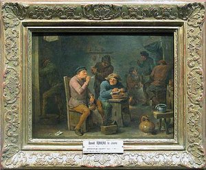 Intérieur De Cabaret Avec Fumeurs — David Teniers Ii Le Jeune