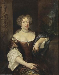 Portrait Of A Lady — Netscher, Caspar
