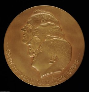 Ford Motor Company Anniversary Medal (obverse) — Anthony De Francisci