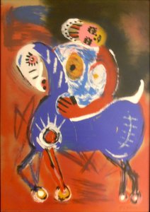 Mujer Con Caballo — Heriberto Juárez