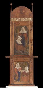 Corner Cabinet With Breton Scenes — إميل برنار