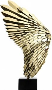 Add A Touch Of Modern Artistry To Your Home. Order Yours Today! Artistic Design: Abstract Wing Motif Adds A Contemporary Flair To Your Décor. Elevate Your Space With This Striking Scenic Metal Wall Art. Featuring An Abstract Wing Design Crafted From