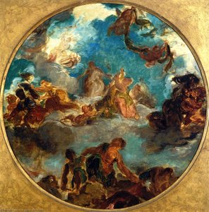 La Paix Vient Consoler Les Hommes Et Restaurer L'abondance — Eugène Delacroix