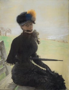 Femme Aux Pompons (woman With Pompoms) — ჯუზეპე დე ნიტისი