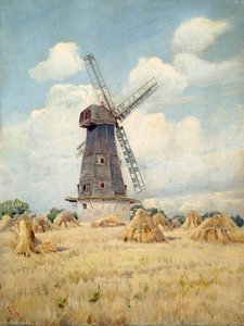 Ockley Windmill, Surrey — Ernest C Christie