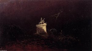 Estudio Para Un Monumento Funerario — Carl Blechen