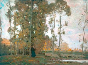 The Shepherdess — Alfred East