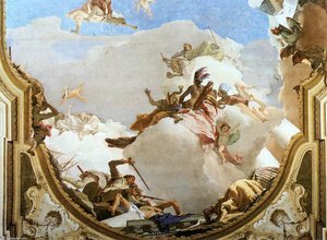 The Apotheosis Of The Pisani Family (detail) — Giambattista Tiepolo