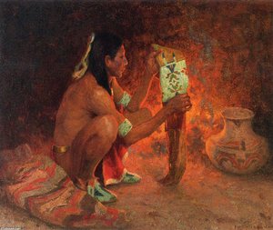 The Beaded Tobacco Bag — Eanger Irving Couse