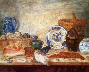 Nature Morte Aux Poissons Et Aux Coquillages — James Ensor