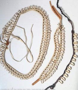 Cowrie Shell Belt With Matching Necklace — Fula, Peul, Fulfulde, Pular, Fellata