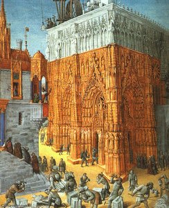 The Building Of A Cathedral — Jean Fouquet
