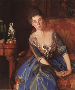 Portrait Of E. Oliv — Konstantin Andreevic Somov