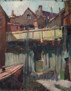 Urban Scene — Theodore Charles Basil Hitchcock