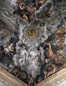 Ceiling Vault In The Salone (detail) — 피에트로 다 코르토나