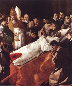 La Mort De Saint Bonaventure — Francisco De Zurbarán