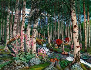 Foxgloves — Nikolai Astrup