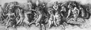 Batalla De Los Dioses Marinos — Andrea Mantegna