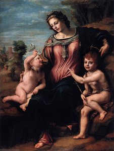 Madonna With Child And The Young St John — Franciabigio