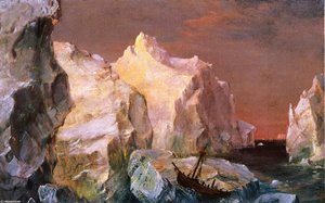Study For 'the Icebergs' 1 — Frederic Edwin Church