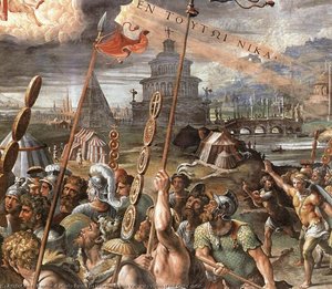 Stanze Vaticane - Vision Of The Cross (detail) — Rafael
