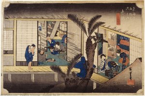 Akasaka, No. 37 — 歌川广重