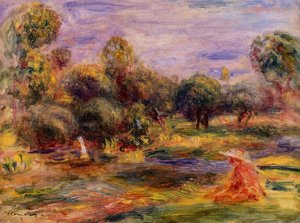Cagnes Landscape — Pierre-auguste Renoir