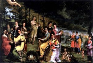 Apollo And The Muses (parnassus) — Lavinia Fontana