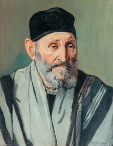 Portrait Of A Man In A Praying Shawl — Philip Naviasky
