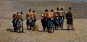 French Soldiers In 1859 — Giovanni Fattori