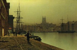 Gloucester Docks — John Atkinson Grimshaw