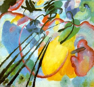 Improvisation 26 (oars), Oil On Canvas, Lenb — Wassily Wassilyevich Kandinsky