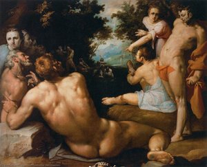 The Baptism Of Christ — Cornelis Van Haarlem