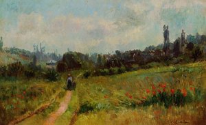 Vetheuil Path, Morning Effect — Albert-charles Lebourg